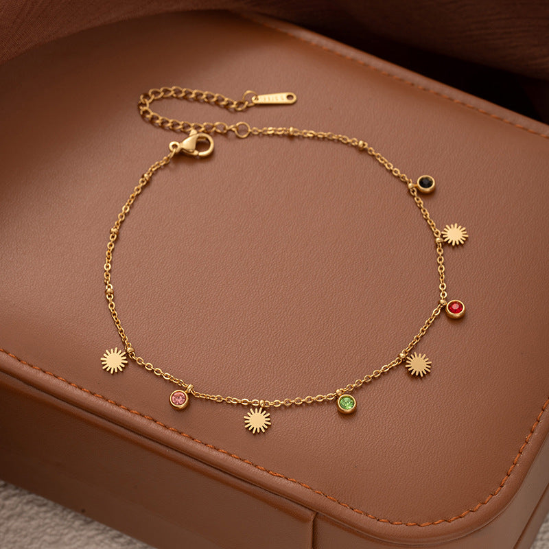 Astra™ Zircon Anklet