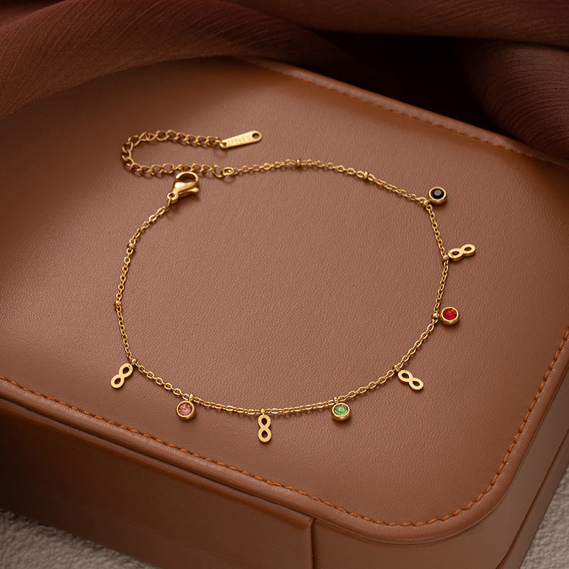 Astra™ Zircon Anklet