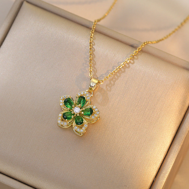 Camellia™ Rotating Pendant Necklace