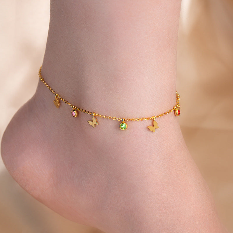 Astra™ Zircon Anklet