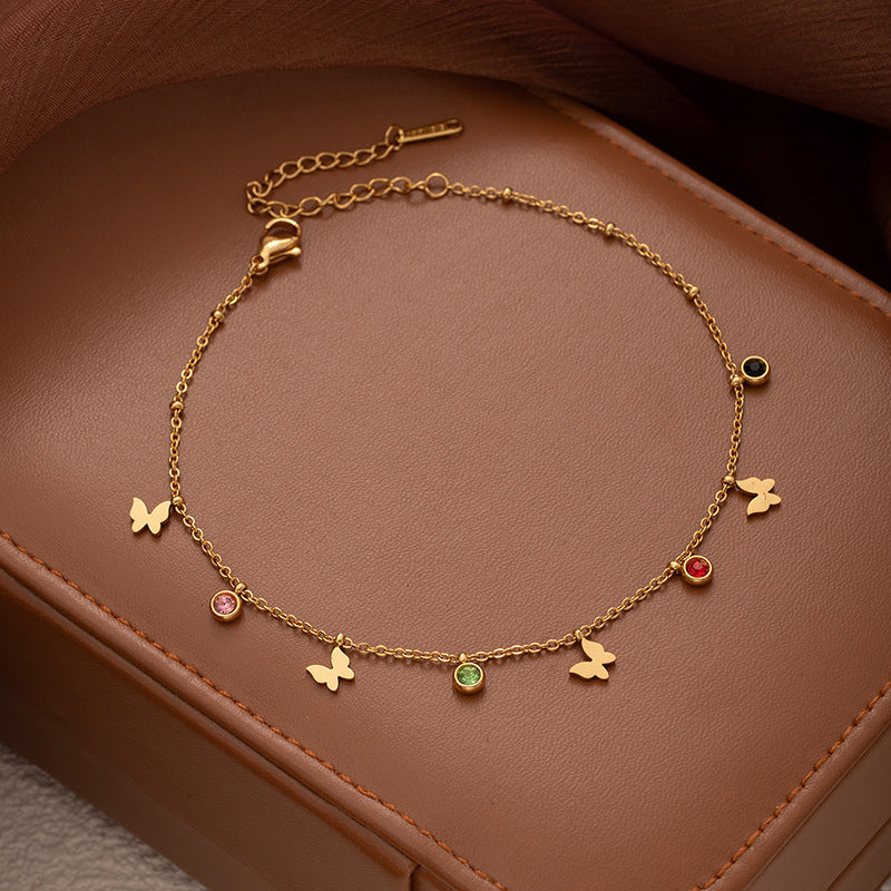 Astra™ Zircon Anklet