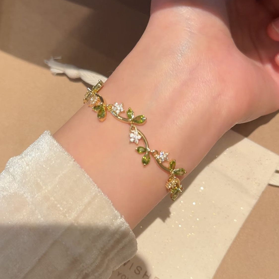 Eden™ Branch and Leaf Bracelet