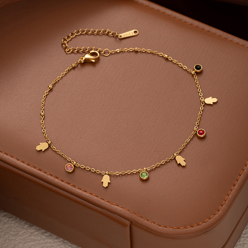 Astra™ Zircon Anklet