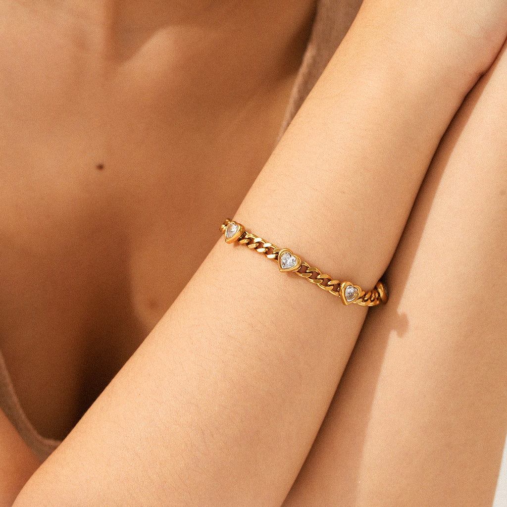 Amour™ Heart Zircon Bracelet