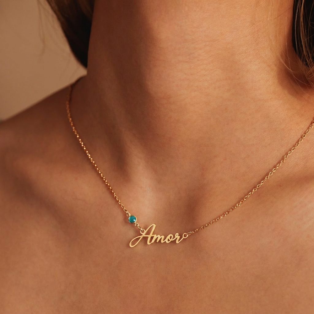 Amor™ Rope Birthstone Necklace