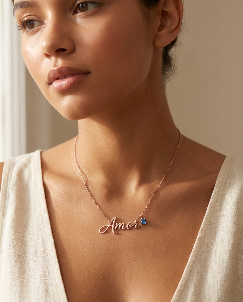 Amor™ Rope Birthstone Necklace