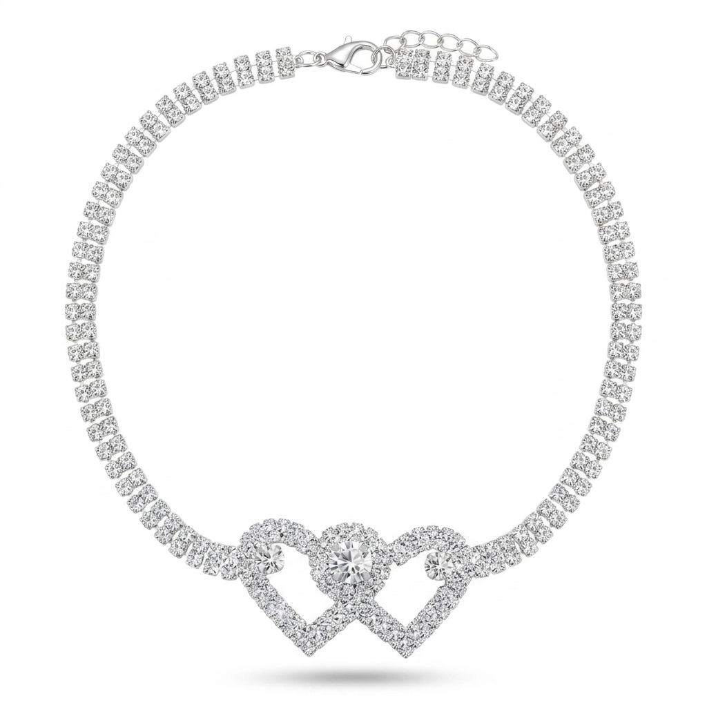 Cherished™ Double Heart Anklet