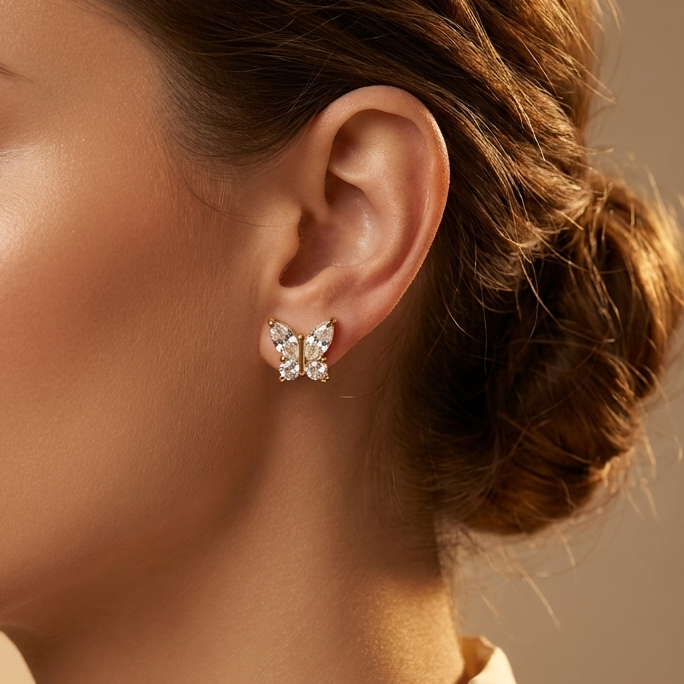 Mariposa™ Butterfly Zircon Earrings