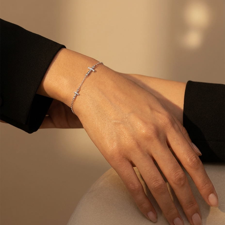 Veritas™ Cross Bracelet